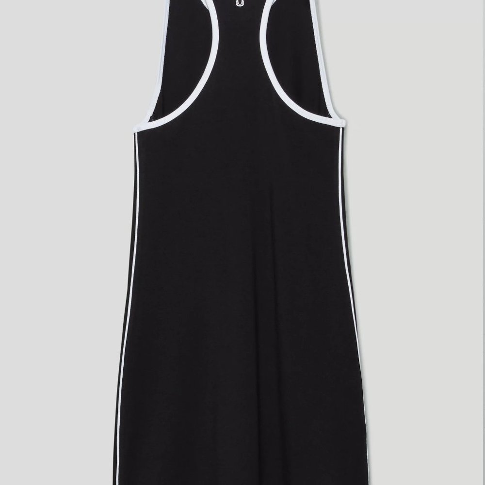 Aritzia TNA Bedford Dress Size M Black & White - Picture 4 of 10
